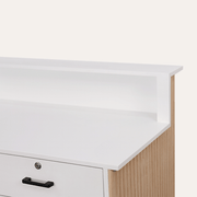 NOUVEAU Tambour Reception Desk (Small)