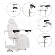 OB GYN Stirrups with Rails for Medical Exam Chairs and Procedure Tables