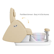 Relaxion II Pedicure Chair with Ventilation & Discharge Pump Beige DIR