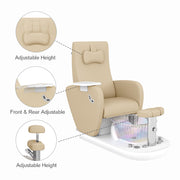 Relaxion II Pedicure Chair with Ventilation & Discharge Pump Beige DIR