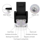 Relaxion II Pedicure Chair with Ventilation & Discharge Pump