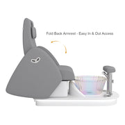 Relaxion II Pedicure Chair with Ventilation & Discharge Pump Gray DIR