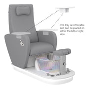 Relaxion II Pedicure Chair with Ventilation & Discharge Pump Gray DIR