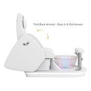 Relaxion II Pedicure Chair with Ventilation & Discharge Pump White DIR