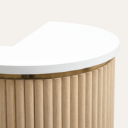 RENÉ Tambour Reception Desk