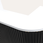 RENÉ Tambour Reception Desk