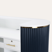 RENÉ Tambour Reception Desk