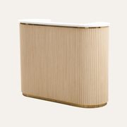 RENÉ Tambour Reception Desk