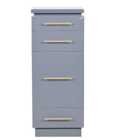 Romance II Styling Station Cabinet Graphite Gray DIR