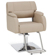 BarberPub Modern Salon Chair, Hydraulic Styling Barber Chair for Hair Stylist 8459