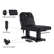 Tranquility 4 Motors Electric Medical Spa Treatment Table Black DIR