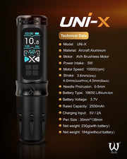 AVA UNI-X Wireless Tattoo Pen Machine
