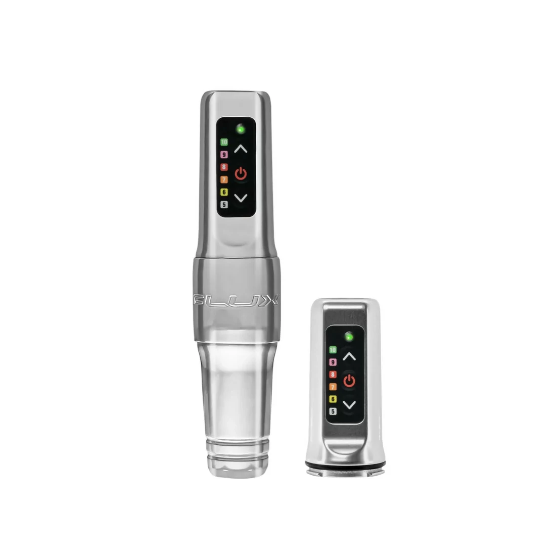 Spektra Flux Mini Silver with Power Bolt Tattoo & PMU Machine