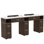 MODEN VM313-DB Vented Double Manicure Table