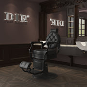 The Viking Modern Barber Chair Black DIR