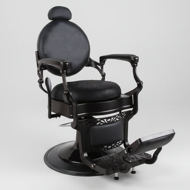 Belmont Barber Chair – Matte Black