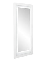 Luna LED Lighted Hair Salon Station and Wall Mirror White DIR