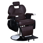 BarberPub Reclining Barber Chair, All Purpose Hydraulic Chair with Headrest 2688