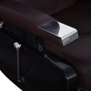 BarberPub Reclining Barber Chair, All Purpose Hydraulic Chair with Headrest 2688