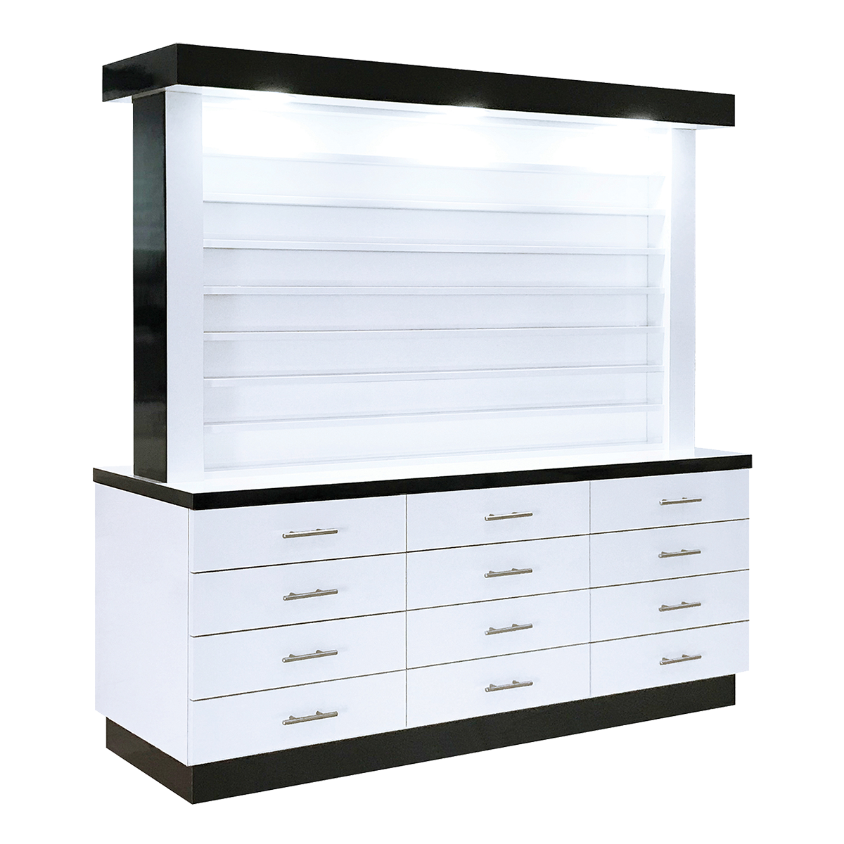 Double Sided Cabinet/Polish Display and Powder Display Whale Spa