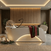 SHIN Premium Head Spa & Steam Therapy Treatment Shampoo Bed