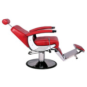 BARON Barber Chair Red AGS Beauty