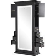 Adonis Double LED Lighted Salon Station