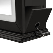 Adonis Double LED Lighted Styling Station Black DIR