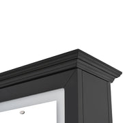 Adonis Double LED Lighted Styling Station Black DIR