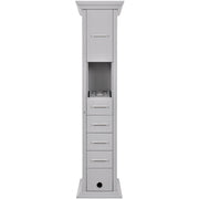 Adonis Double LED Lighted Styling Station Gray DIR