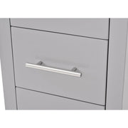 Adonis Double LED Lighted Styling Station Gray DIR