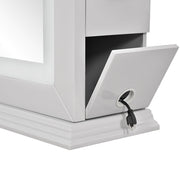 Adonis Double LED Lighted Styling Station Gray DIR