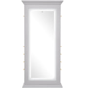 Adonis Double LED Lighted Styling Station Gray DIR
