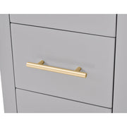 Adonis Double LED Lighted Styling Station Gray DIR