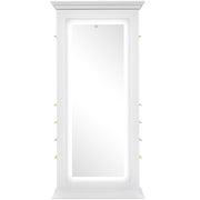 Adonis Double LED Lighted Styling Station White DIR