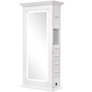 Adonis Double LED Lighted Styling Station White DIR