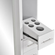 Adonis Single LED Lighted Salon Styling Station