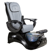 Alden Crystal Black Base Pedicure Chair Whale Spa