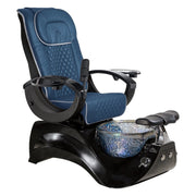 Alden Crystal Black Base Pedicure Chair Whale Spa