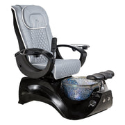 Alden Crystal Black Base Pedicure Chair Whale Spa