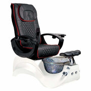 Alden Crystal White Base Pedicure Chair Whale Spa