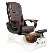 Alden Crystal White Base Pedicure Chair Whale Spa
