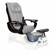 Alden Crystal White Base Pedicure Chair Whale Spa