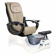 Alden Crystal White Base Pedicure Chair Whale Spa