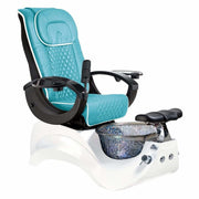 Alden Crystal White Base Pedicure Chair Whale Spa