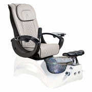 Alden Crystal White Base Pedicure Chair Whale Spa