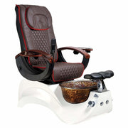 Alden Crystal White Base Pedicure Chair Whale Spa