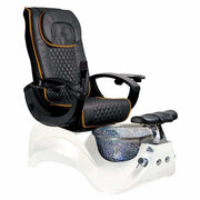 Alden Crystal White Base Pedicure Chair Whale Spa