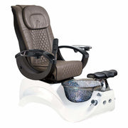 Alden Crystal White Base Pedicure Chair Whale Spa