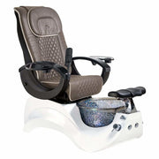 Alden Crystal White Base Pedicure Chair Whale Spa
